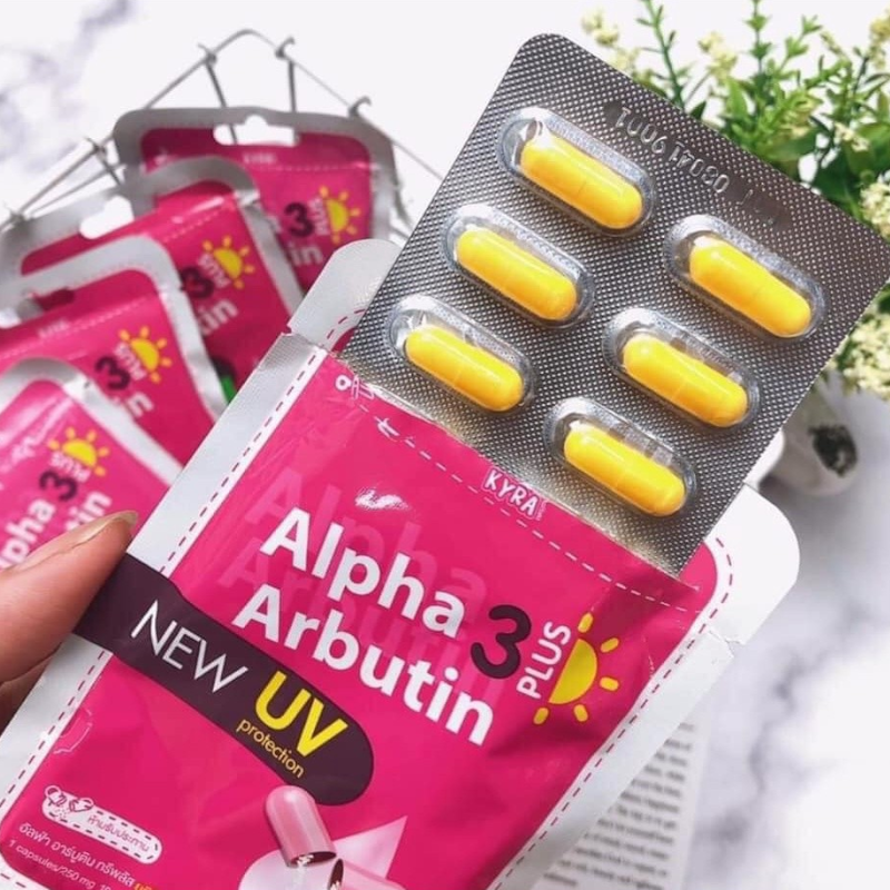 26111_vien-kich-photoroom-3_20250212155037-2.png Viên Bột Kích Trắng Body Kyra Alpha Arbutin 3 Plus+ Thái Lan Hỗ Trợ Chống Nắng- Túi 10 Viên - 1016100017044