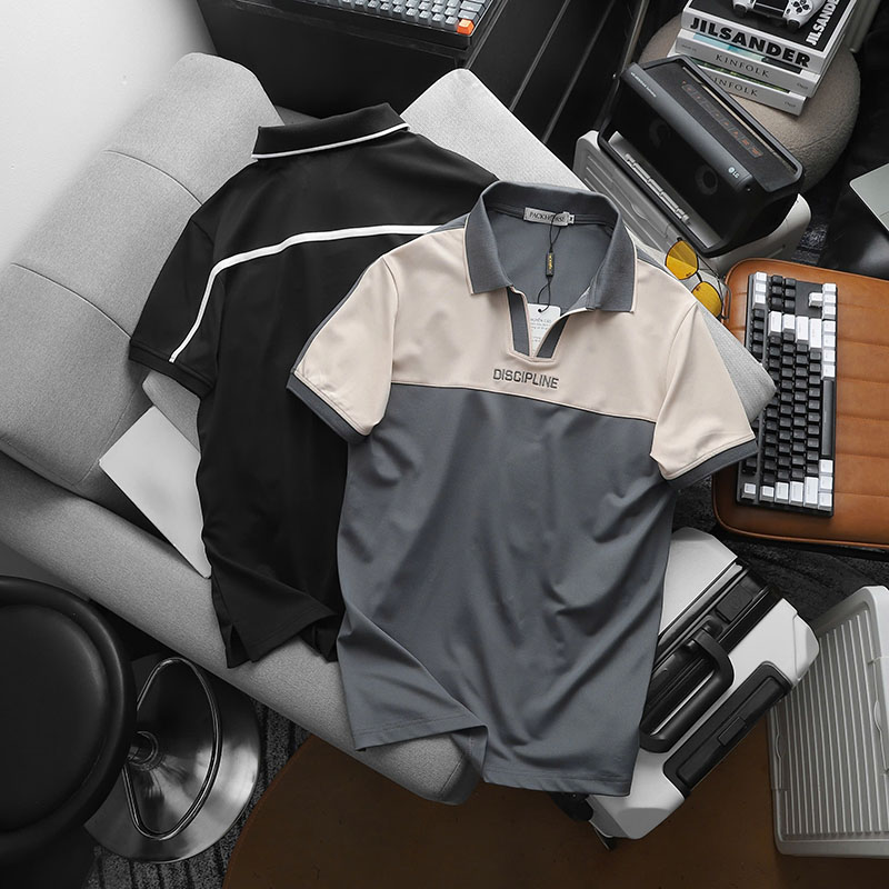 26122_z6353623496556-15c3eeb6e6649d3f02be3499f0896543_20250228153610-1.jpg Áo Thun Cổ Bẻ Phối Màu Và Thêu Chữ Discipline (Có Size 3XL) - CS246