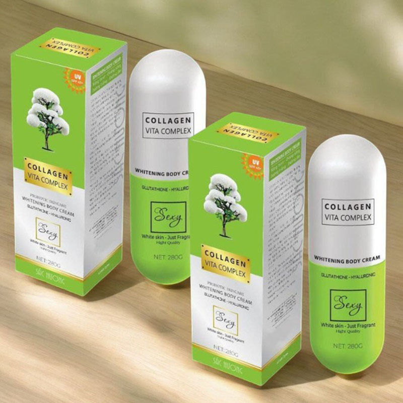Phân phối kem Body Sắc Hương Collagen Vita Complex Sexy Hình Viên Thuốc 280ml Phân phối kem Body Sắc Hương Collagen Vita Complex Sexy Hình Viên Thuốc 280ml