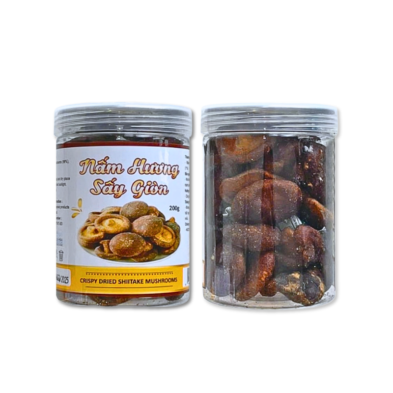 Nguồn sỉ nấm Hương Sấy Giòn Thơm Ngon 200g Nguồn sỉ nấm Hương Sấy Giòn Thơm Ngon 200g
