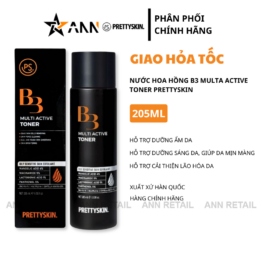 Nước Hoa Hồng B3 Multi Active Toner Prettyskin 205ml - 8809733218780