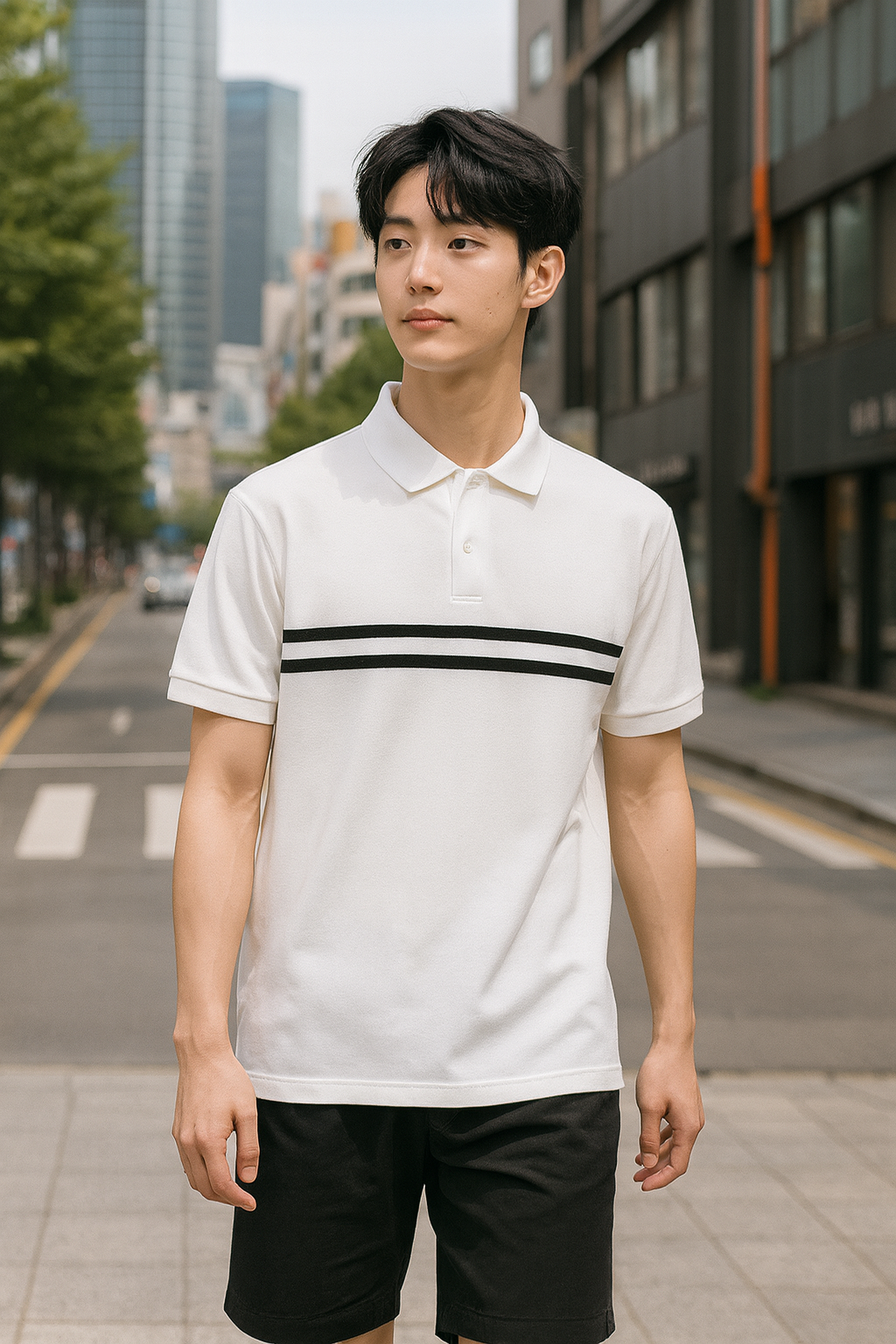 Nguồn sỉ set Bộ Nam Áo Thun Cổ Bẻ Phối Sọc Trước Ngực + Quần Short Thun (Big Size) Nguồn sỉ set Bộ Nam Áo Thun Cổ Bẻ Phối Sọc Trước Ngực + Quần Short Thun (Big Size)