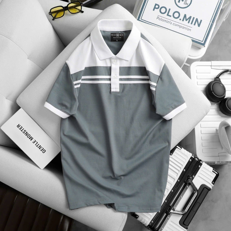 26171_67_20250325183013-3.png Áo Thun Cổ Bẻ Phối 2 Sọc Trước Ngực Độc Đáo Cao Cấp (Có Size 3XL) - CS252