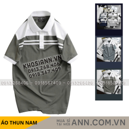 Áo Thun Cổ Bẻ Phối 2 Sọc Trước Ngực Độc Đáo Cao Cấp (Có Size 3XL) - CS252