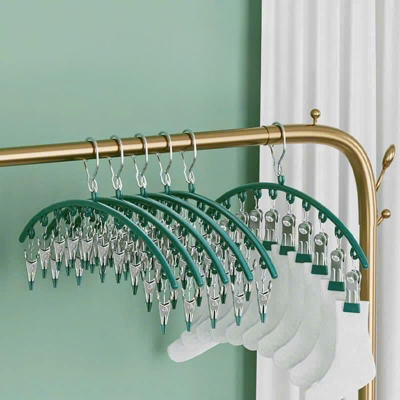 Móc Kẹp Quần Áo Đồ Lót Bằng Inox - Móc Kẹp Phơi Tất Vớ Đồ Lót Bọc Nhựa Pvc Cao Cấp Móc Kẹp Quần Áo Đồ Lót Bằng Inox - Móc Kẹp Phơi Tất Vớ Đồ Lót Bọc Nhựa Pvc Cao Cấp