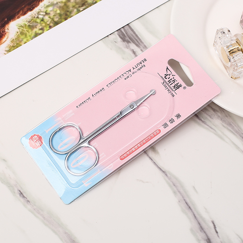 26183_7_20250329160403-1.png Kéo Cắt Tỉa Lông Mày Lông Mũi Mini - Inox Cao Cấp 9x4cm - KCTLM01