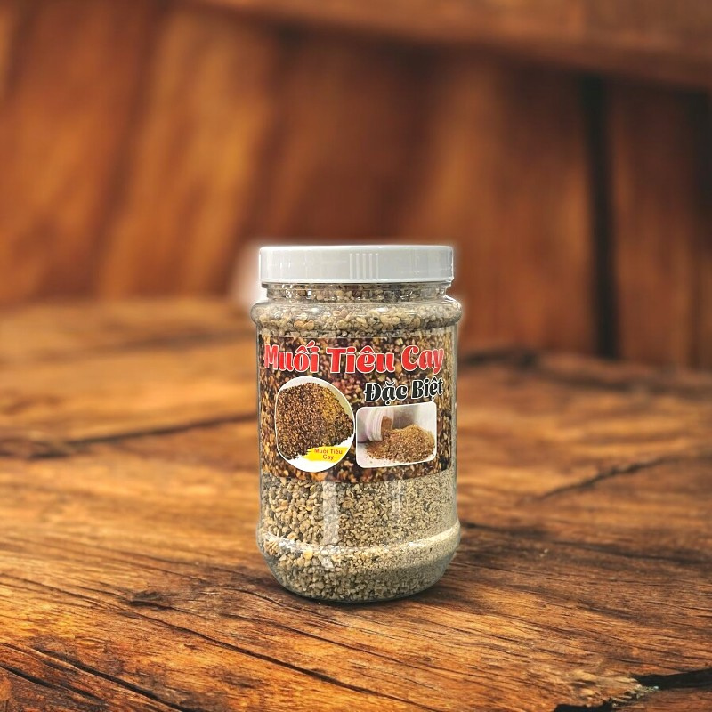Muối Tiêu Cay Ngon Đặc Biệt 500g hộp Muối Tiêu Cay Ngon Đặc Biệt 500g hộp