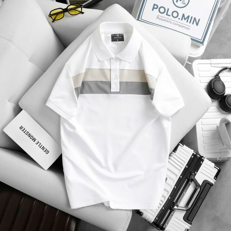 26201_cs256-5_20250401164939-12.png Áo Thun Nam Cổ Bẻ Phối Hai Sọc Ngang Trước Ngực Trẻ Trung (Có Size 3XL) - CS256