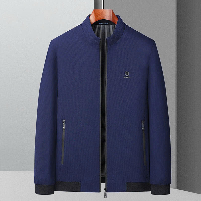 26301_4_20250421121129-2.png Áo Khoác Dù Nam Cổ Trụ Trong Lót Dù Sọc Có Túi Trong Cao Cấp - AK095