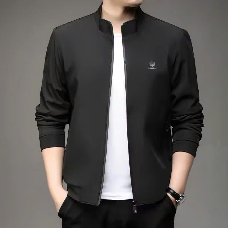 26301_5_20250421121130-2.png Áo Khoác Dù Nam Cổ Trụ Trong Lót Dù Sọc Có Túi Trong Cao Cấp - AK095