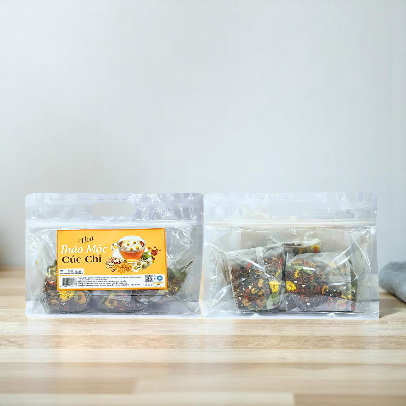 Trà Cúc Chi Thảo Mộc Túi Zip 300g - Túi 10 Gói Trà Cúc Chi Thảo Mộc Túi Zip 300g - Túi 10 Gói