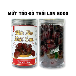 Mứt Táo Thái Lan Thơm Ngon Hộp 500g - MTTLH500G