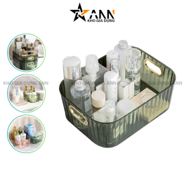 Khay Nhựa Trong Suốt Đựng Mỹ Phẩm Để Đồ - Khay Chữ Nhật Sang Trọng 28x20x10cm - KDMP01