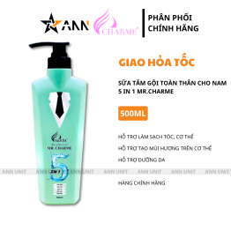 Sữa Tắm Gội Toàn Thân Mr Charme 5 In 1 Cho Nam 500ml - STGMRCHARME