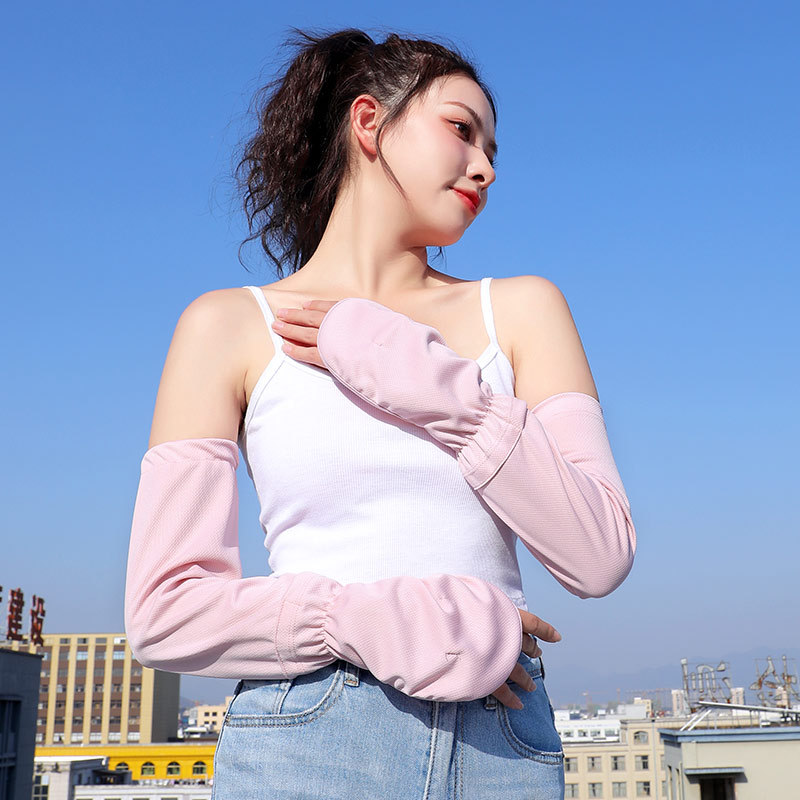 26431_10_20250611110905-1.png Cặp Găng Tay Dài Chống Nắng - Bao Tay Dài Vải Kim Cương Mềm Mịn - GTCN03