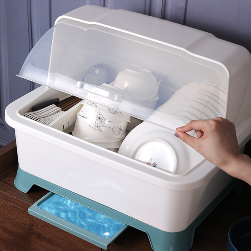 26432_3_20250611113310-1.png Kệ Úp Chén Đĩa Có Khay Hứng Nước & Nắp Đậy Ngăn Bụi - Rổ Úp Bát Nhựa Cao Cấp - RUC02