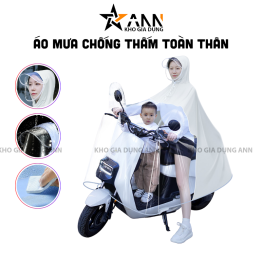 Áo Mưa Chống Thấm Toàn Thân Trong Suốt 2 Người - AMCT01