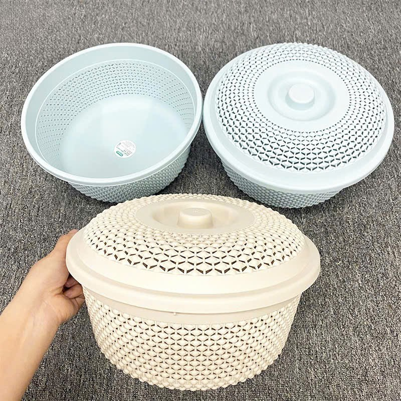 Giá sỉ rổ Nhựa Nắp Tròn Chấm Bi Hokori Có Nắp Chắn Bụi - Rổ Tròn Rửa Trái Cây Rau Củ Giá sỉ rổ Nhựa Nắp Tròn Chấm Bi Hokori Có Nắp Chắn Bụi - Rổ Tròn Rửa Trái Cây Rau Củ