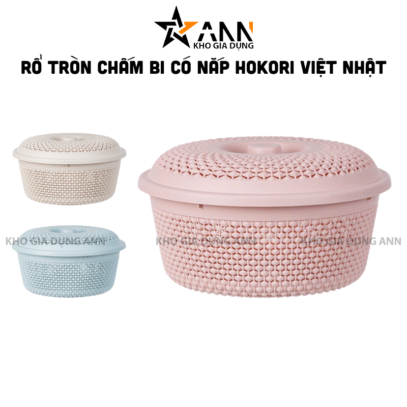 26435_1_20250611124837-1.png Rổ Nhựa Nắp Tròn Chấm Bi Hokori Có Nắp Chắn Bụi - Rổ Tròn Rửa Trái Cây Rau Củ - RCDRC02