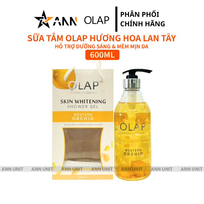 26466_35_20250711182813-3.png Sữa Tắm Olap Hương Hoa Lan Tây Màu Vàng Cánh Vàng 600ml - 8936150193441