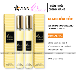 Set 2 Chai Nước Hoa Charme Scandal 10ml Cho Nữ Mùi Thơm Quyến Rũ Hiện Đại - SETCHARMSCANDAL10ML