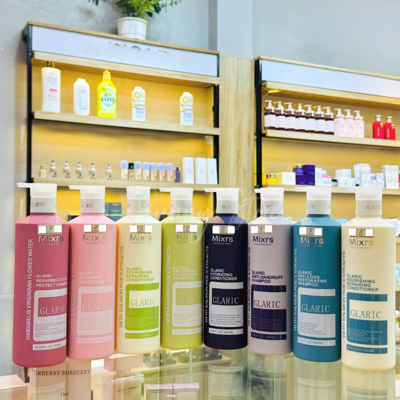 Nguồn sỉ combo Gội Xả Mixrs Màu Xanh Lá 500ml Nguồn sỉ combo Gội Xả Mixrs Màu Xanh Lá 500ml