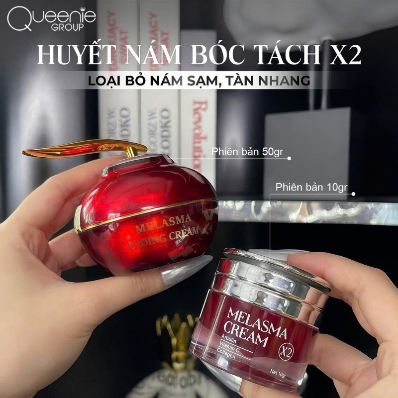 Nguồn sỉ kem Face Huyết Nám Queenie Skin 10g Nguồn sỉ kem Face Huyết Nám Queenie Skin 10g