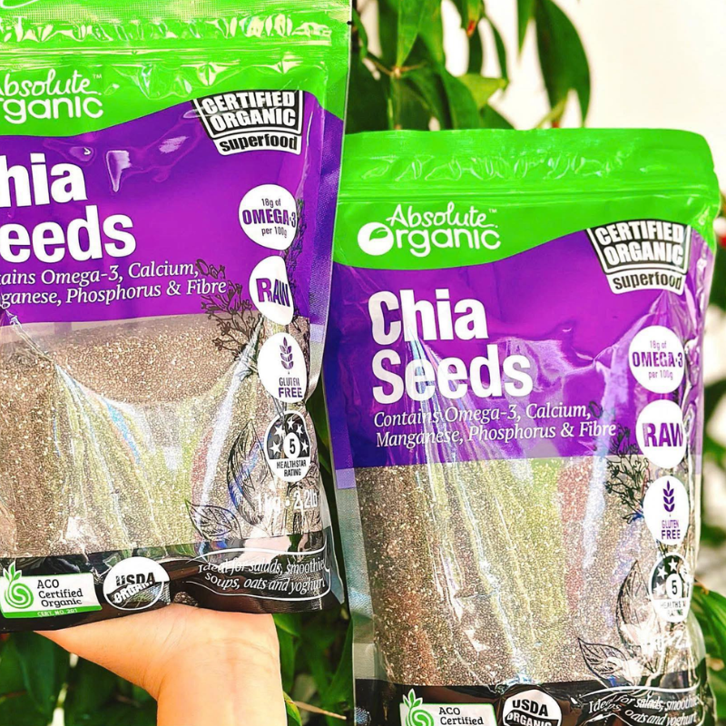 Chuyên sỉ hạt Chia Úc Túi Tím 1kg Chuyên sỉ hạt Chia Úc Túi Tím 1kg