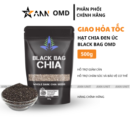 Hạt Chia Úc Túi Đen 500g - HATCHIADEN500G