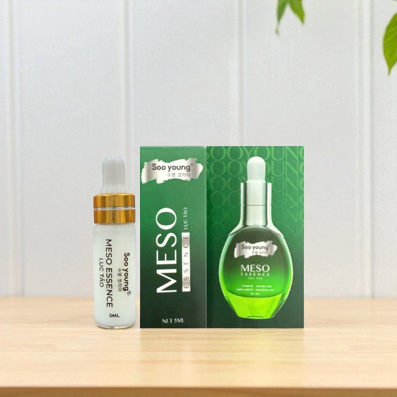 Serum Meso Essence Lục Tảo Soo Young Mini 5ml - Dành Cho Da Nám Serum Meso Essence Lục Tảo Soo Young Mini 5ml - Dành Cho Da Nám