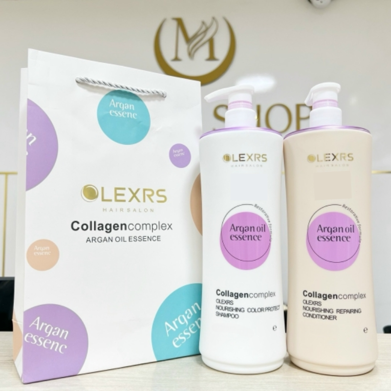 Bỏ sỉ combo Gội Xả Olexrs Argan Oil Essence Màu Tím 500ml Bỏ sỉ combo Gội Xả Olexrs Argan Oil Essence Màu Tím 500ml