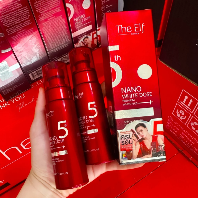 Serum Đỏ Truyền Trắng Body Thái Lan The Elf 60ml - Serum Thái Lan Dưỡng Sáng Da Serum Đỏ Truyền Trắng Body Thái Lan The Elf 60ml - Serum Thái Lan Dưỡng Sáng Da