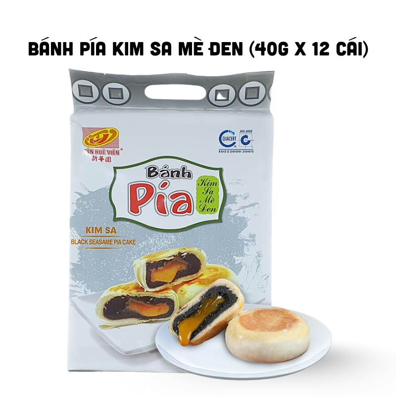 26632_58_20250828143537-1.png Bánh Pía Kim Sa Mè Đen Tân Huê Viên Thơm Ngon 480g (40g x 12 cái) - 8936014316818