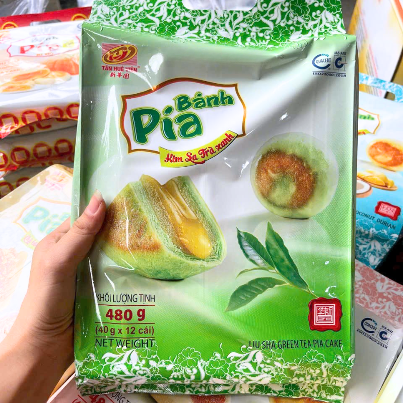 Giá sỉ bánh Pía Kim Sa Dứa Tân Huê Viên Thơm Ngon 480g (40g x 12 cái) Giá sỉ bánh Pía Kim Sa Dứa Tân Huê Viên Thơm Ngon 480g (40g x 12 cái)
