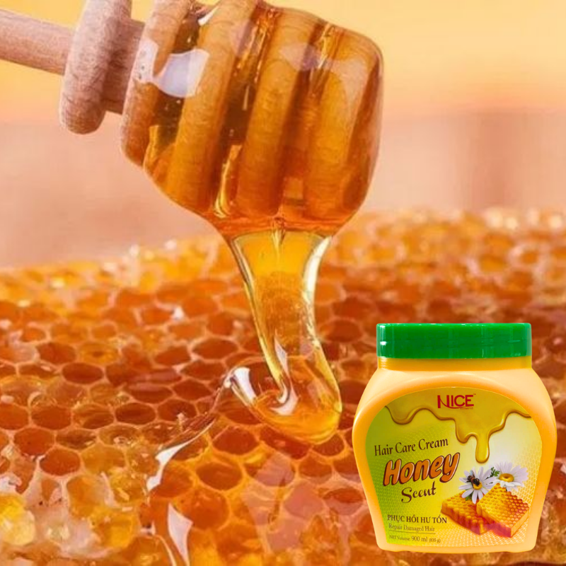 Kem Hấp Ủ Tóc Hương Mật Ong Honey 900ml - Hair Care Cream Honey Sceut Nice Cosmetic Kem Hấp Ủ Tóc Hương Mật Ong Honey 900ml - Hair Care Cream Honey Sceut Nice Cosmetic