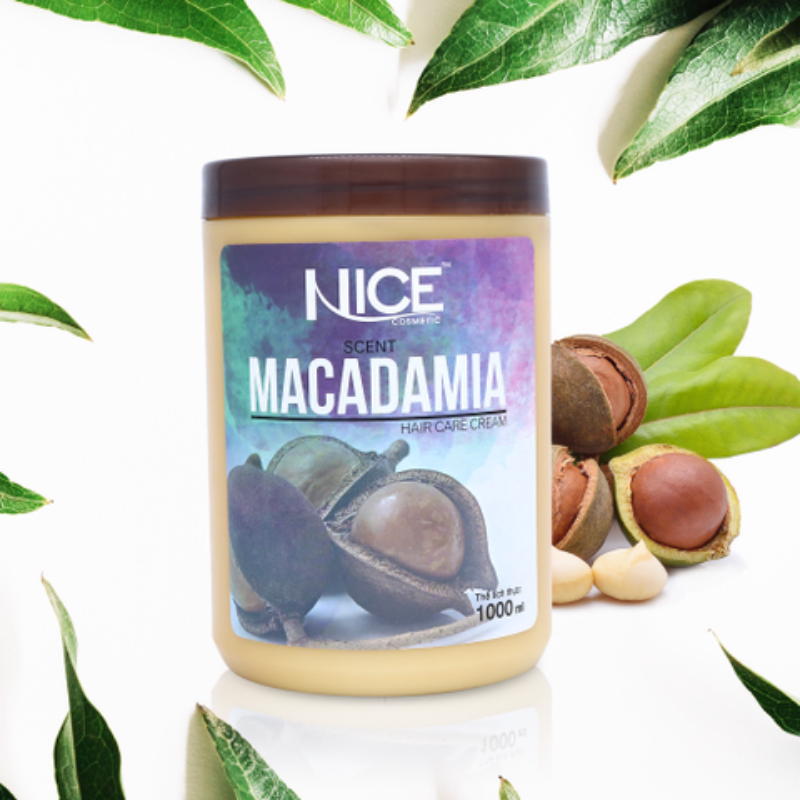 Nguồn sỉ kem Hấp Ủ Tóc Hương Macadamia Nice Cosmetic 1000ml Nguồn sỉ kem Hấp Ủ Tóc Hương Macadamia Nice Cosmetic 1000ml