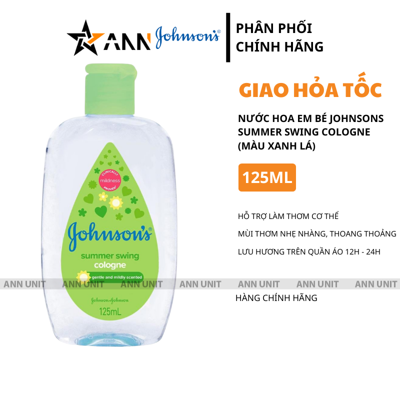 Nước Hoa Em Bé Johnsons Summer Swing Baby Cologne Màu Hồng 125ml Hương Thơm Nhẹ Nhàng Thoang Thoảng Nước Hoa Em Bé Johnsons Summer Swing Baby Cologne Màu Hồng 125ml Hương Thơm Nhẹ Nhàng Thoang Thoảng