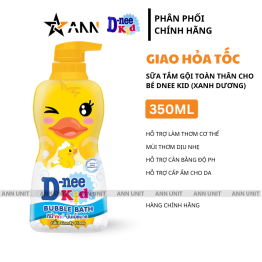 Sữa Tắm Gội Toàn Thân Cho Bé Dnee Kid Thái Lan Vịt Vàng 350ml - 8851989062310