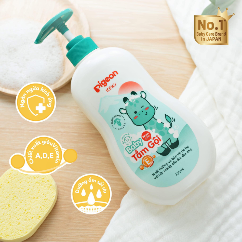 26714_19_20250906162601-1.png Sữa Tắm Gội Toàn Thân Cho Bé Hương Jojoba Pigeon 700ml - 8935103705182