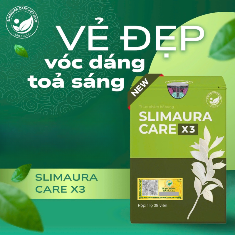 Viên Uống Giảm Cân Giữ Dáng Slimaura Care x3 1 Lọ 38 Viên Viên Uống Giảm Cân Giữ Dáng Slimaura Care x3 1 Lọ 38 Viên