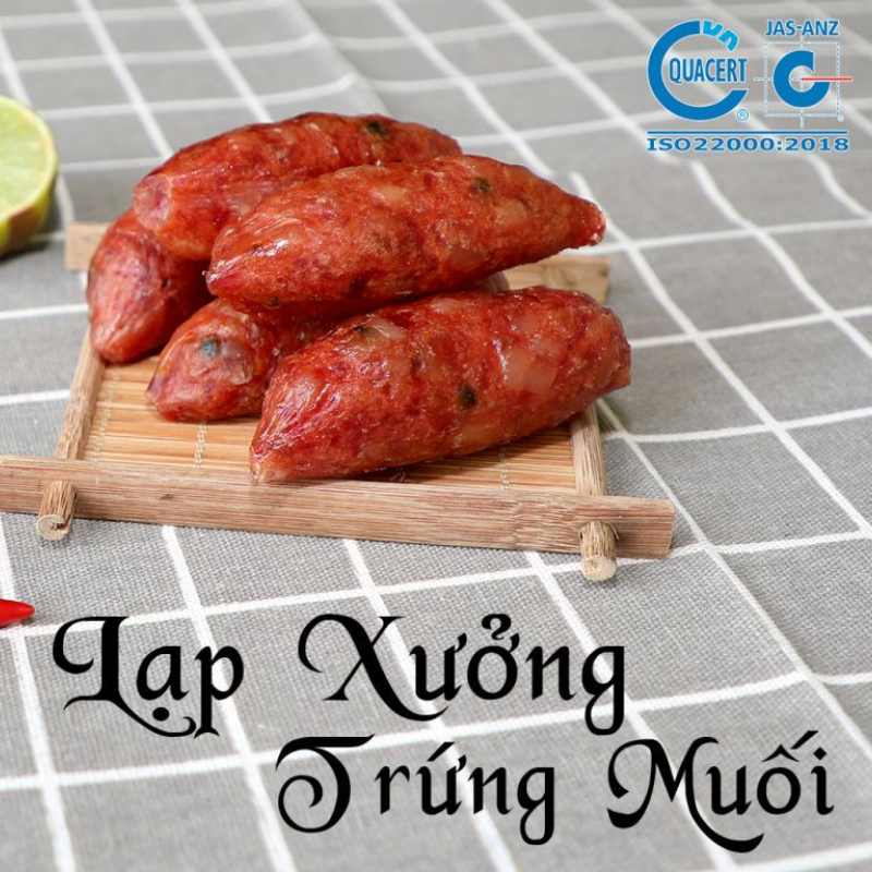 Chuyên sỉ lạp Xưởng Trứng Muối Tân Huê Viên 500g Chuyên sỉ lạp Xưởng Trứng Muối Tân Huê Viên 500g