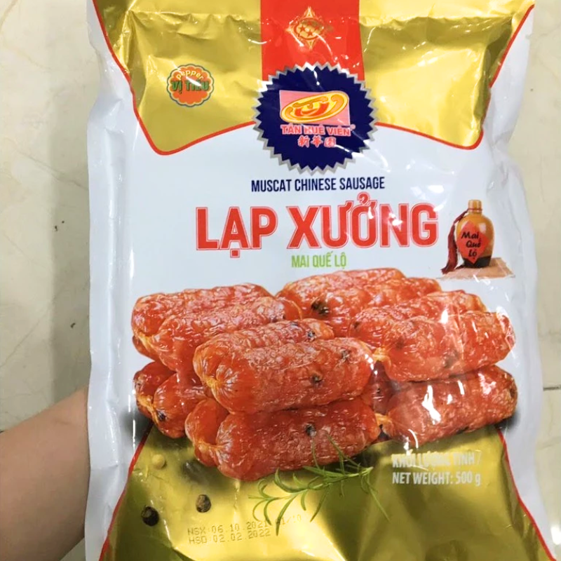 26770_33_20250917180910-4.png Lạp Xưởng Mai Quế Lộ Tân Huê Viên 500g - Lạp Xưởng Nạc Có Tiêu - LXMQLTHVKT500G