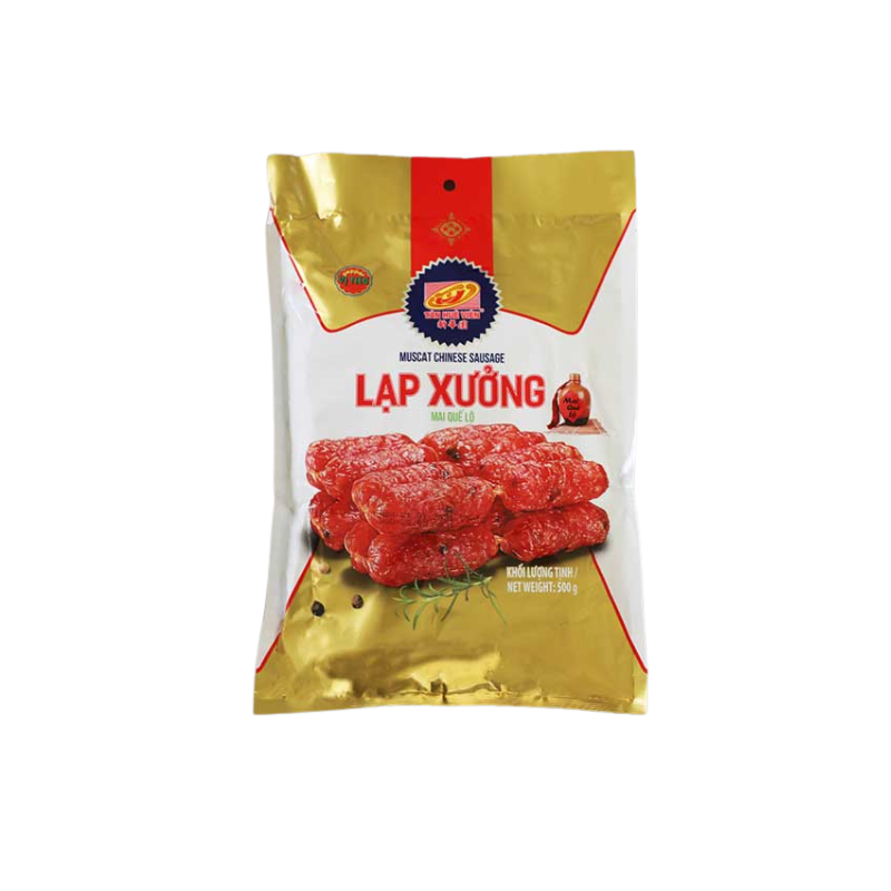 Bỏ sỉ lạp Xưởng Mai Quế Lộ Tân Huê Viên 500g - Lạp Xưởng Nạc Có Tiêu Bỏ sỉ lạp Xưởng Mai Quế Lộ Tân Huê Viên 500g - Lạp Xưởng Nạc Có Tiêu