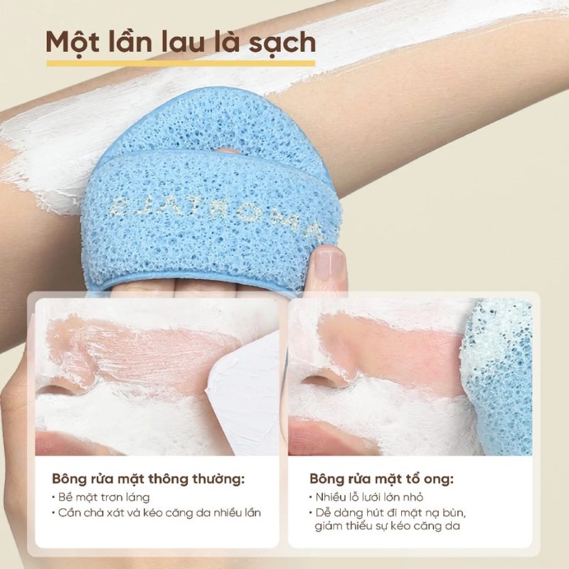 26771_10_20250918100906-1.png Hộp 3 Miếng Bông Mút Rửa Mặt Bọt Biển Clean Easy To Clean Amortals (Có Chữ) - 6976416415452