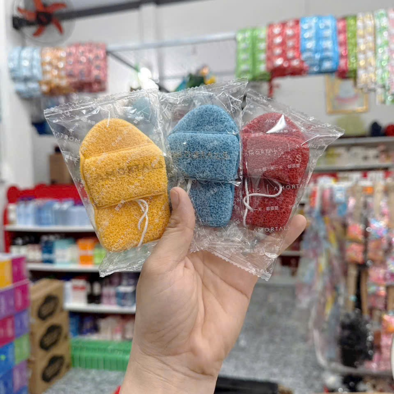 26771_3_20250918100904-1.png Hộp 3 Miếng Bông Mút Rửa Mặt Bọt Biển Clean Easy To Clean Amortals (Có Chữ) - 6976416415452