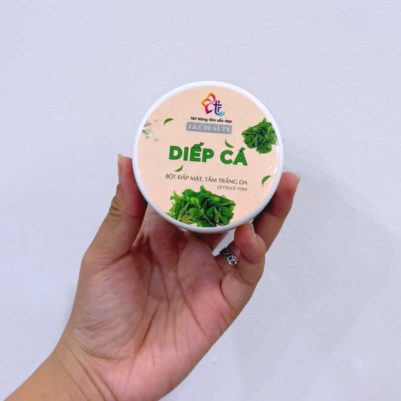 26797_87_20250929114014-1.png Bột Đắp Mặt Tắm Trắng Da Diếp Cá Nguyên Chất T&T Beauty 150g/Hộp - 8936148011580