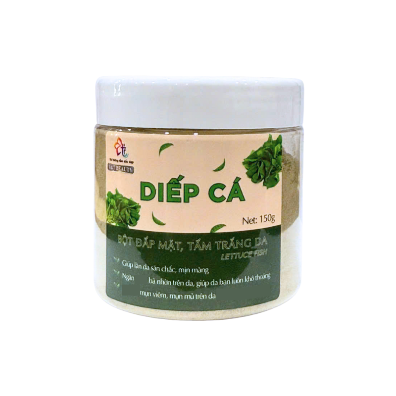 Bột Đắp Mặt Tắm Trắng Da Diếp Cá Nguyên Chất T&T Beauty 150g/Hộp Bột Đắp Mặt Tắm Trắng Da Diếp Cá Nguyên Chất T&T Beauty 150g/Hộp