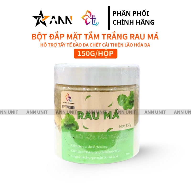 26802_7_20250929115848-1.png Bột Đắp Mặt Tắm Trắng Da Rau Má Nguyên Chất T&T Beauty 150g/Hộp - 8936148011573