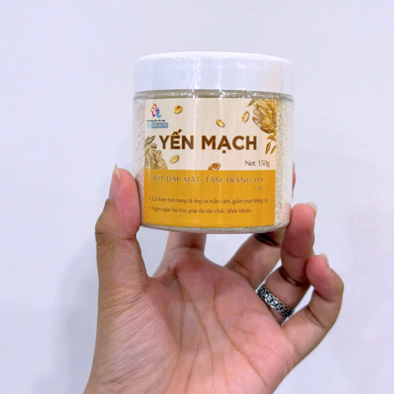 26804_83_20250929121614-1.png Bột Đắp Mặt Tắm Trắng Da Yến Mạch Nguyên Chất T&T Beauty 150g/Hộp - 8936148011528