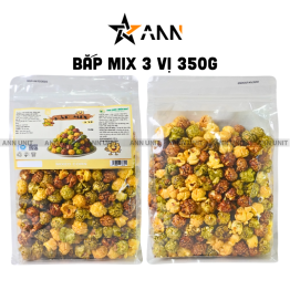 Bắp Mix 3 Vị 350g Thơm Ngon Túi Zip - 8936208937720